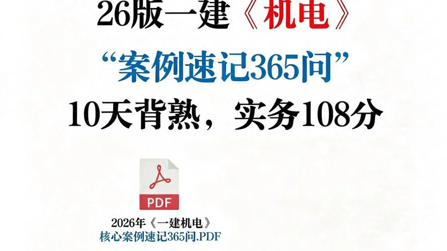 2018一建机电案例题_1