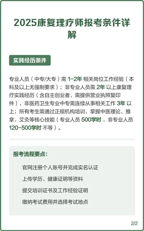 康复师报名条件非专业_1