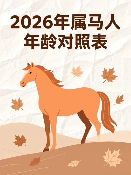 属相表属马年龄对照表_1