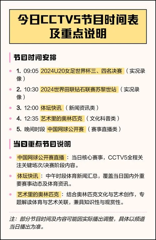 中央6台历史节目表-央视六套节目单
