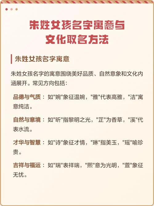 朱姓女孩起名大全高分_1