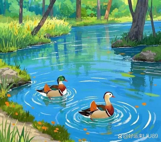 梦见逮住了一只鸳鸯_1