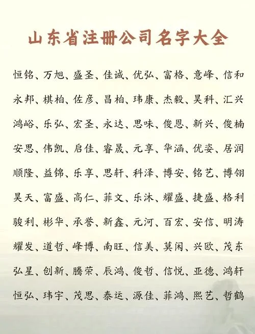 什么公司名字既大气有好听_2