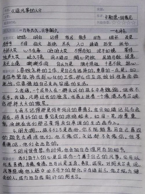 追风筝的人1500字读后感_2