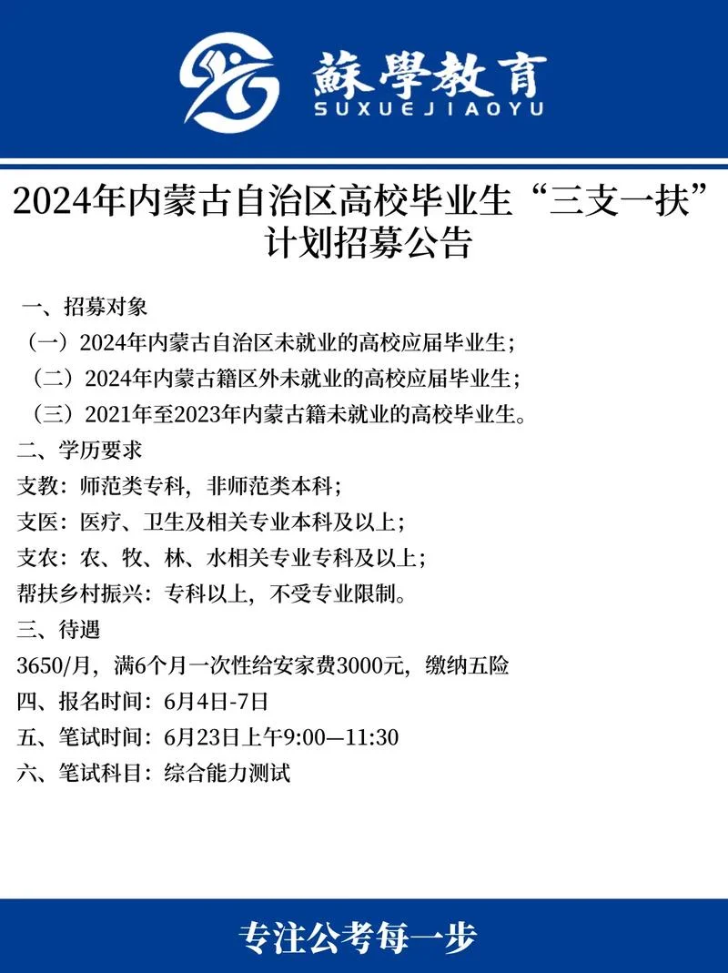 三支一扶内蒙古报考条件_2