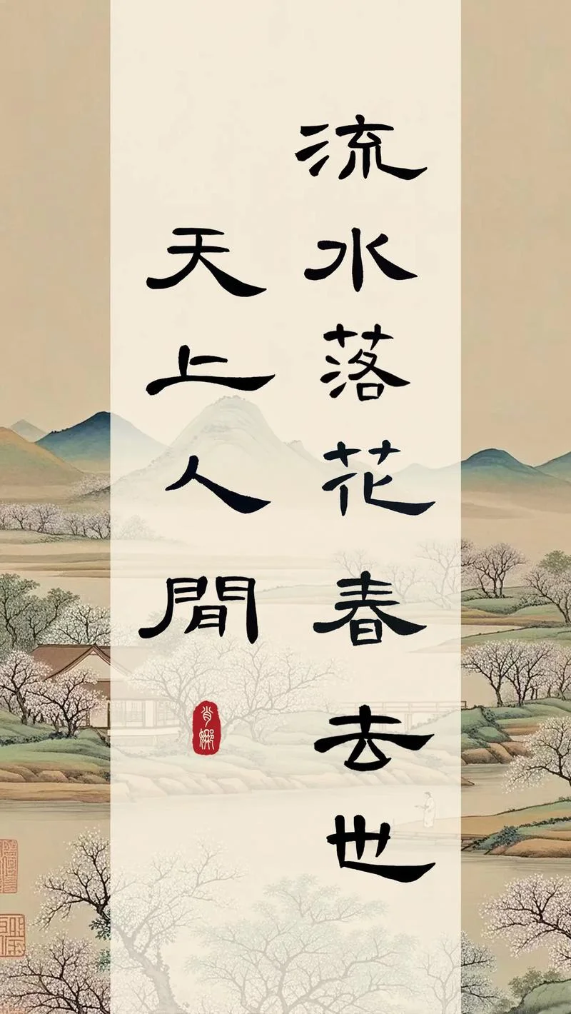 春从天上至人在镜中行出处_1