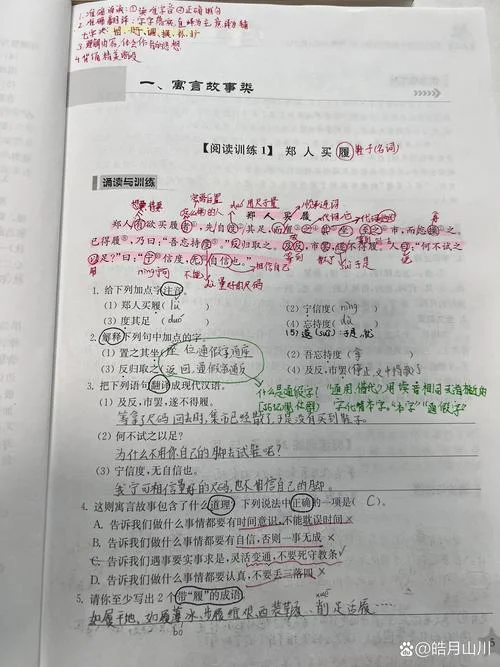 郑人买履的道理20字-郑人买履道理