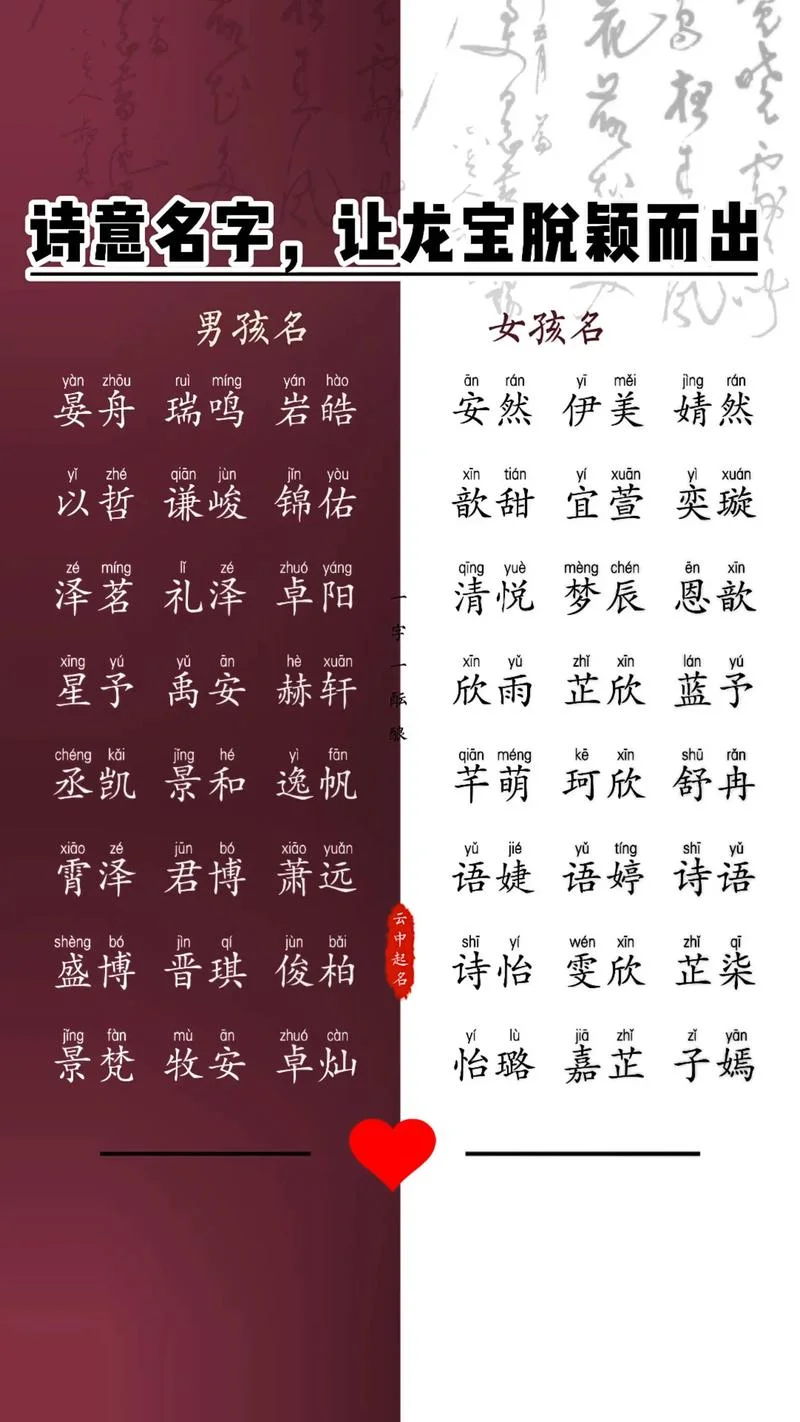龙年女宝宝起名大全_1