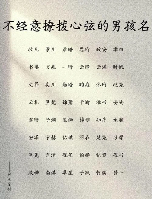 寓意好的字男孩起名_2