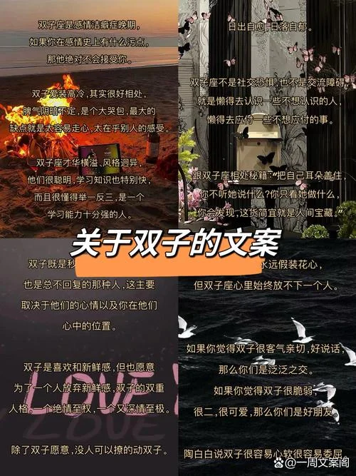 双子座图案文案_1