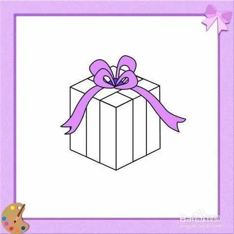送礼品的礼盒装怎么画_1