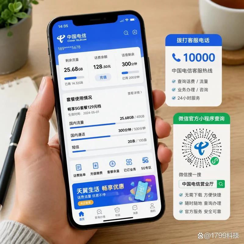 如何查电信话费单_2