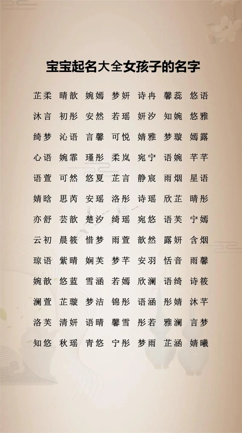 女宝宝起名缺金缺水_2