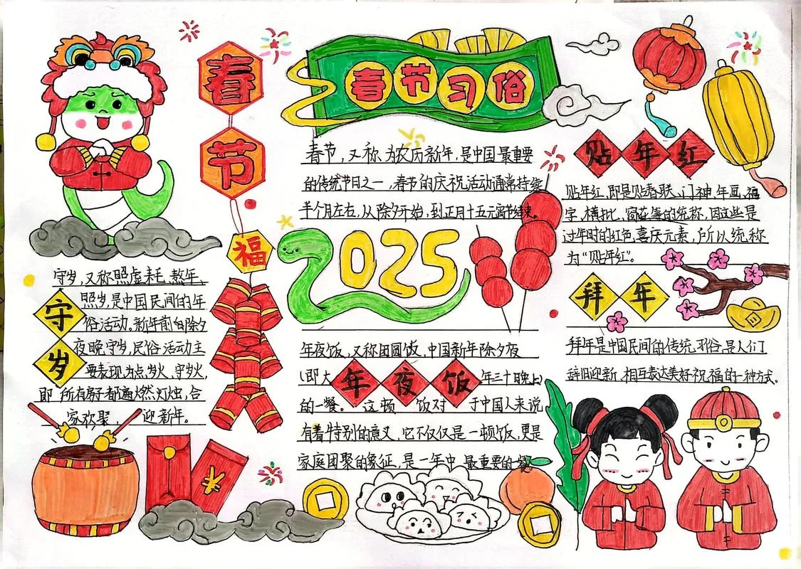 新年的手抄报内容_1