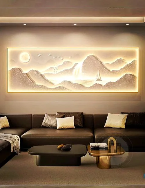 怎么选客厅沙发背景画-客厅沙发背景墙画怎么选