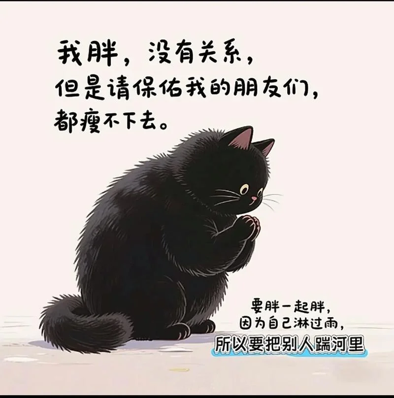 长胖的朋友圈文案_2