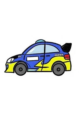 玩具赛车怎么画_1
