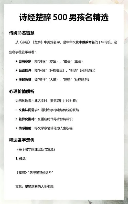 起名诗经楚辞_1
