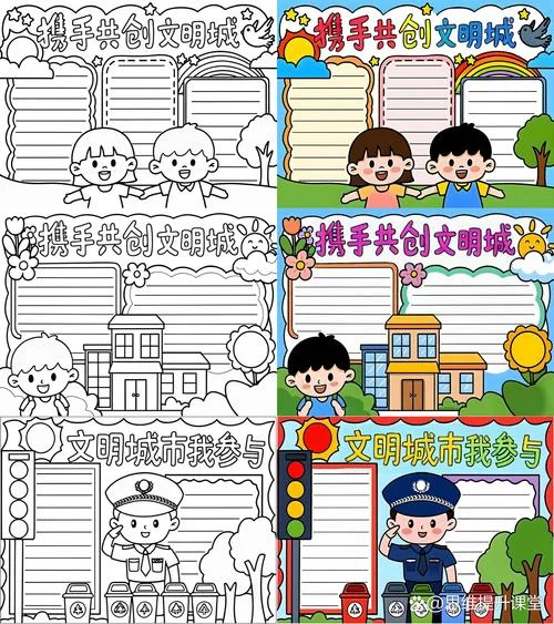 创文明城市手抄报文案_2