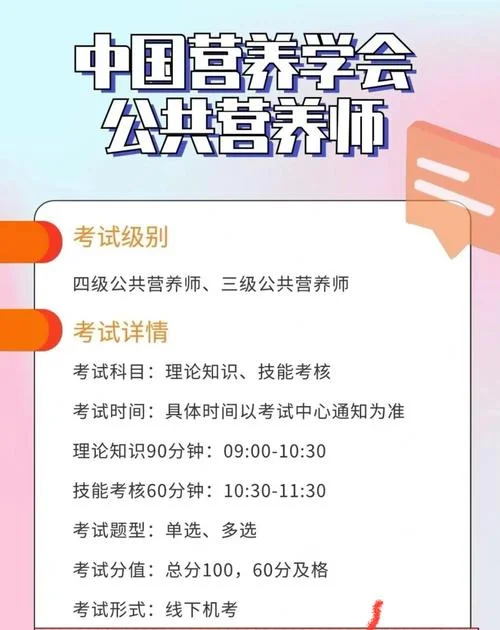 福清营养师报考地点_2