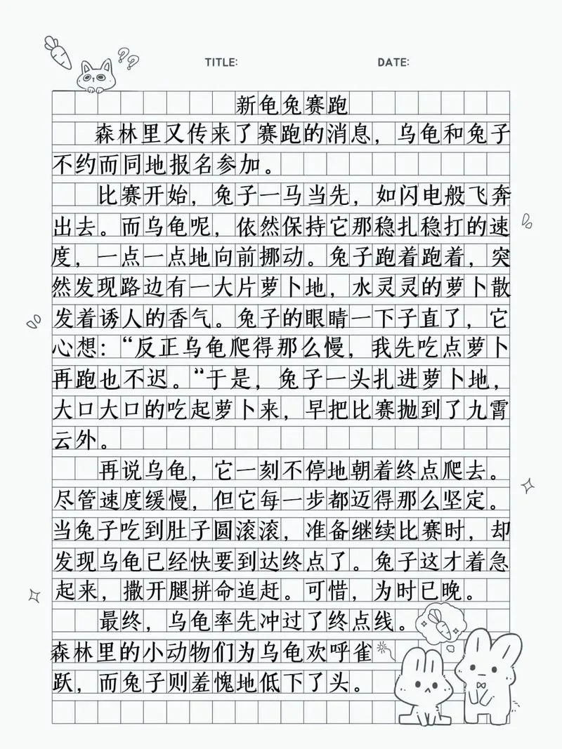 龟兔赛跑的出处_1