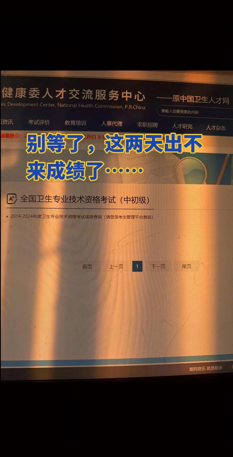 护师中级考试成绩查询_2