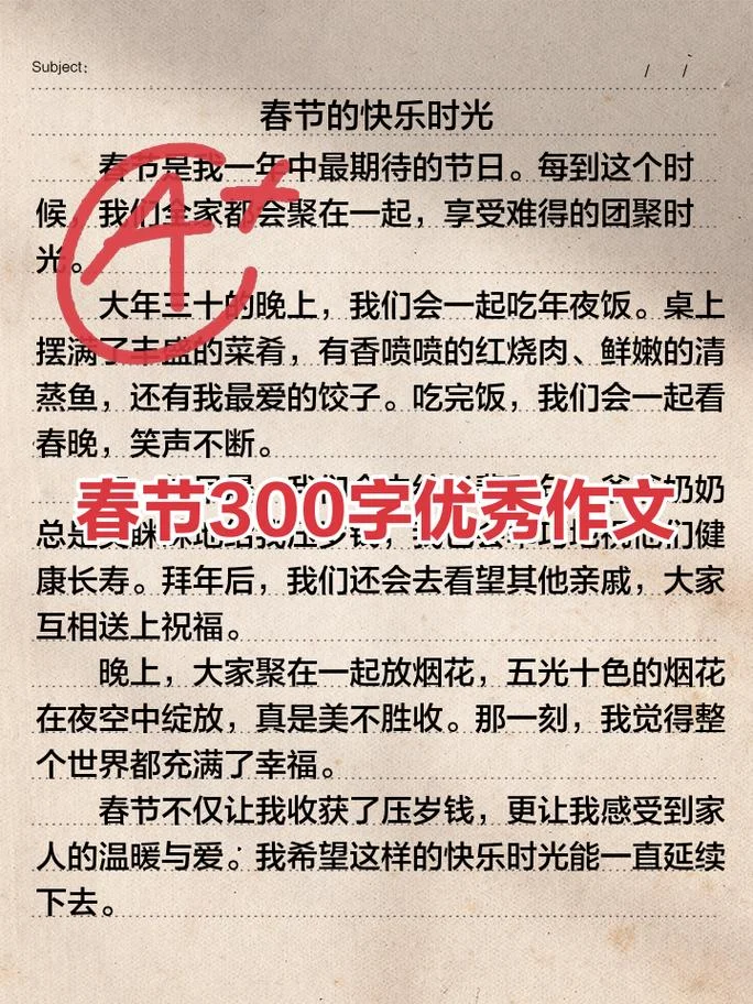 春联感悟作文400字_1