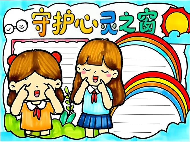 保护视力的手抄报简单又漂亮_1