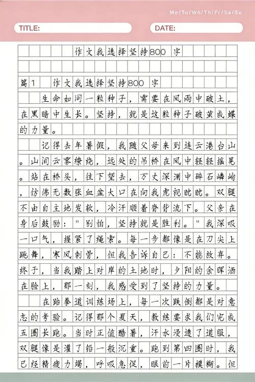写自己的作文800字高中_1