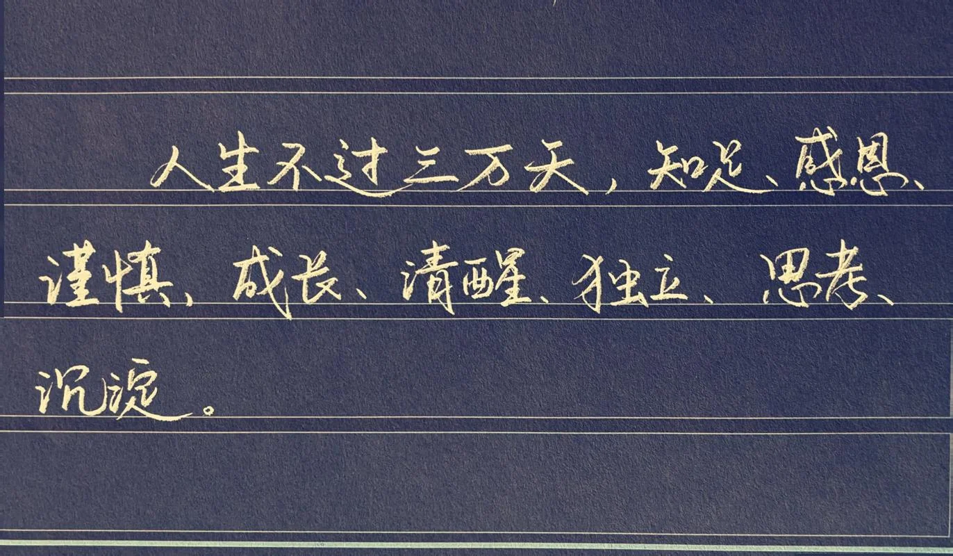 体面人生感悟经典句子_2