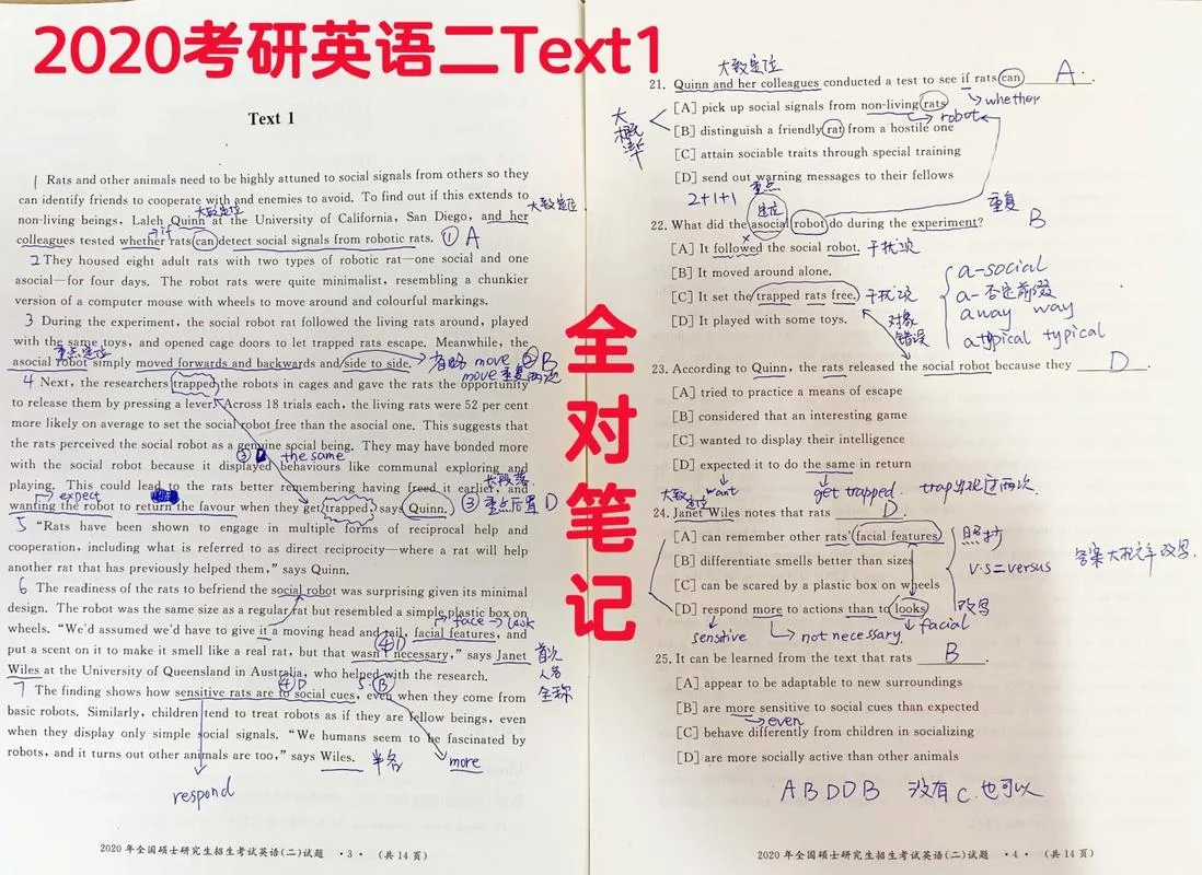 考研英二资料推荐-考研英语二备考资料