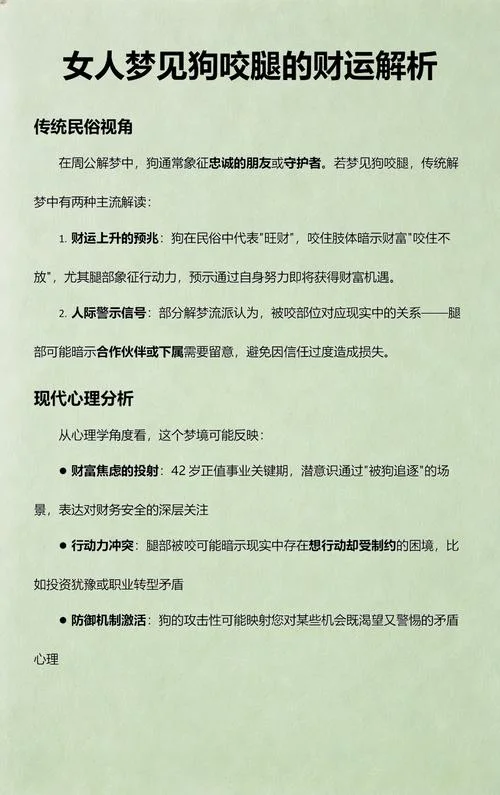 梦见狗咬我大腿但是没有流血_2