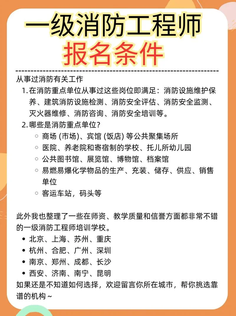 19年一级消防工程师报名条件_1
