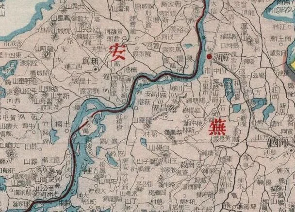 安徽历史老地图_2