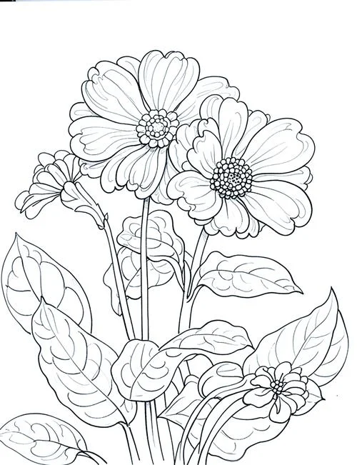 线描简笔画大全_2