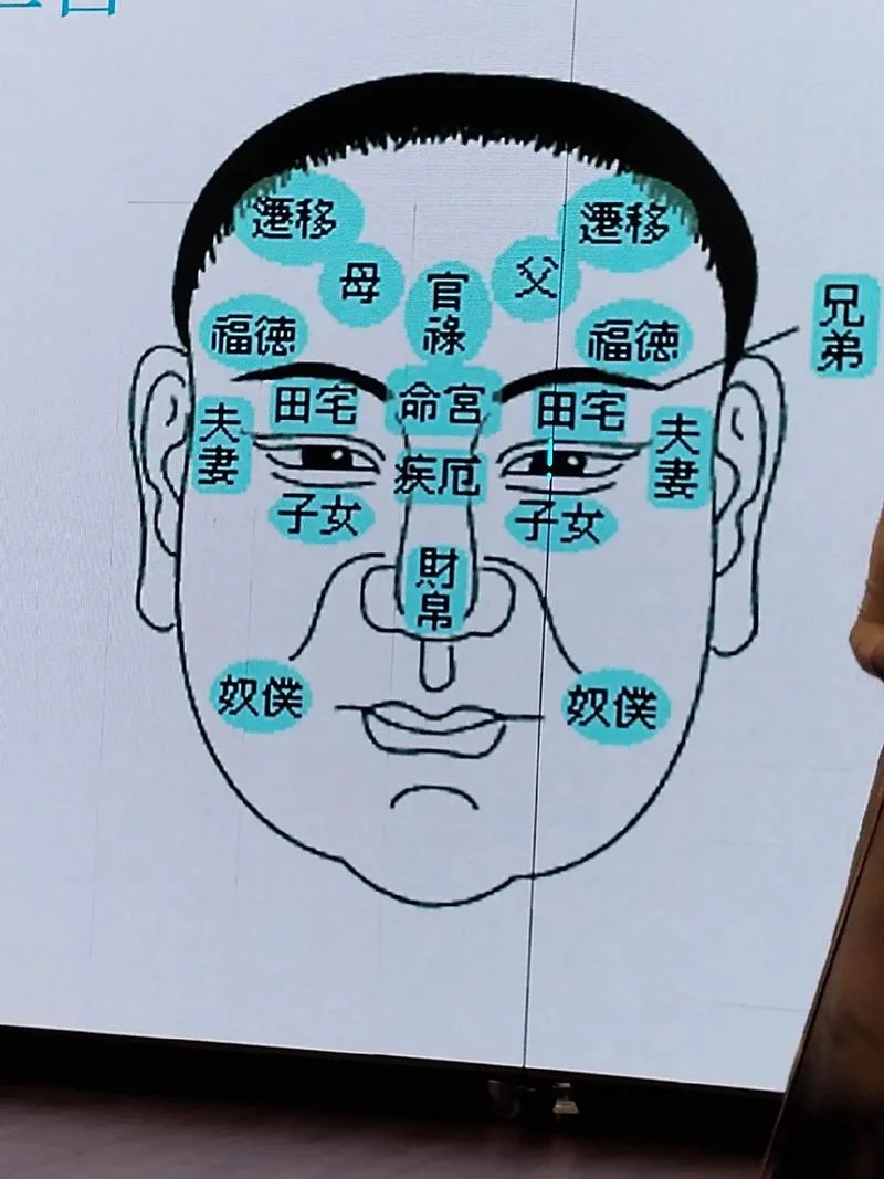 面相算命图解男性-男相算命图解