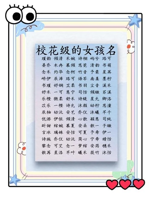 冯姓女孩起名大全_2