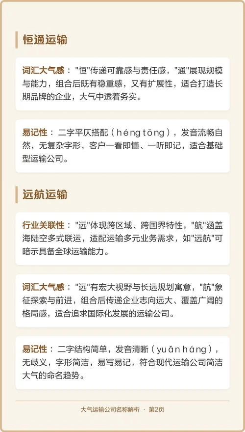 运输公司名字出处_2