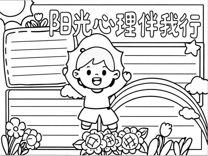 伴我成长手抄报_1