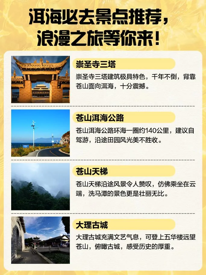 大理洱海自驾游十大必去的景点排行_1