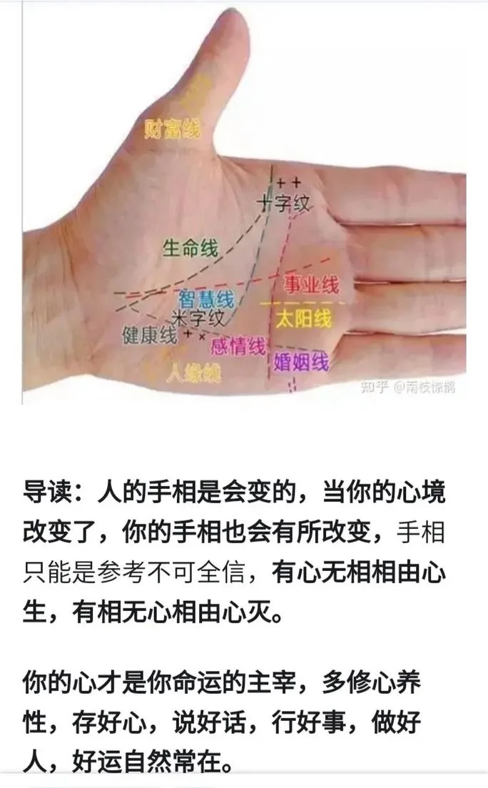 不常见的手相图解-罕见手相图解