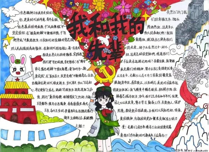 爱国手抄报初中生优秀_2