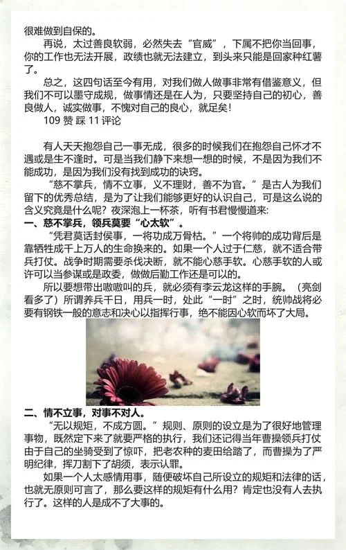 慈不掌兵出自_2