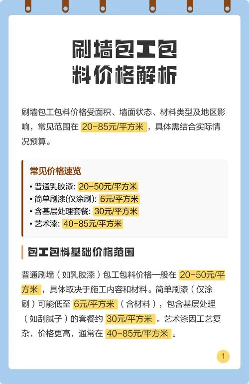 刷墙多少钱一个平方_1