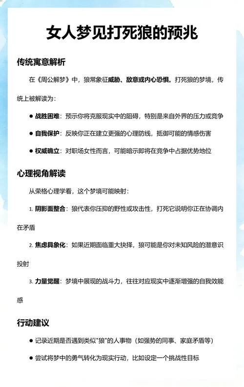 女人梦见狼追我逃脱了-女梦狼追终逃脱