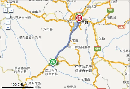 郑州市到昆明多少公里_1