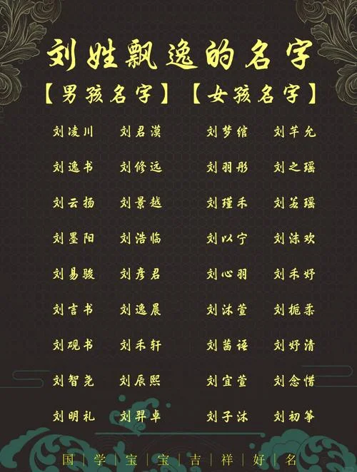 姓刘的女孩起名字_1