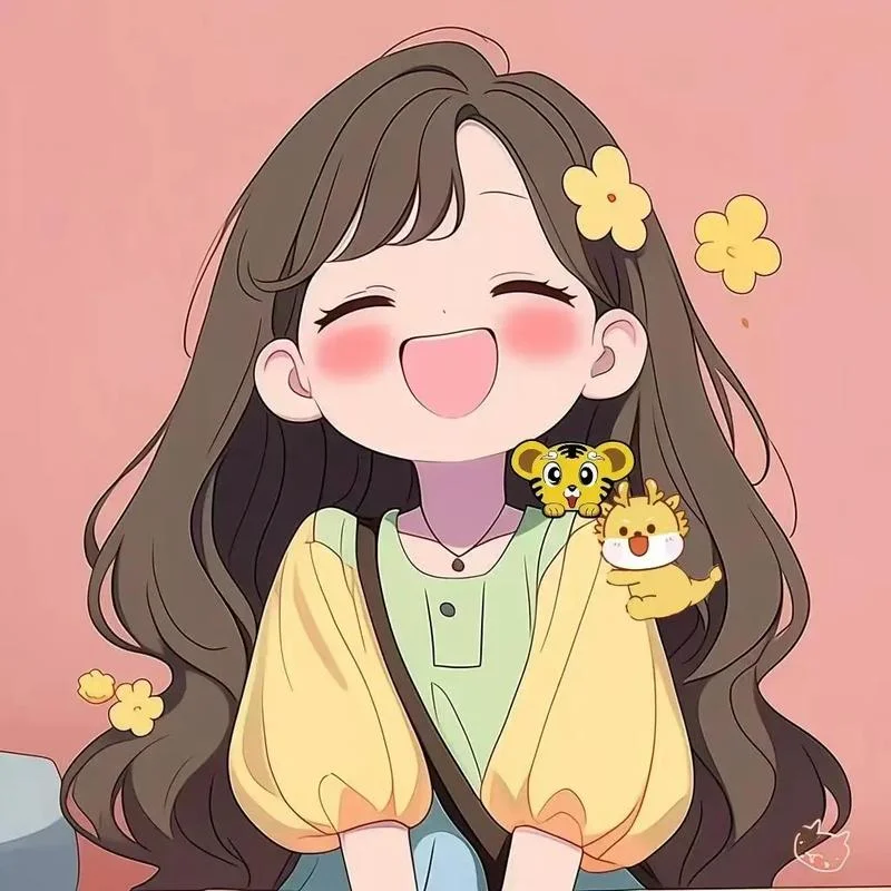 抖音最火头像女卡通_1
