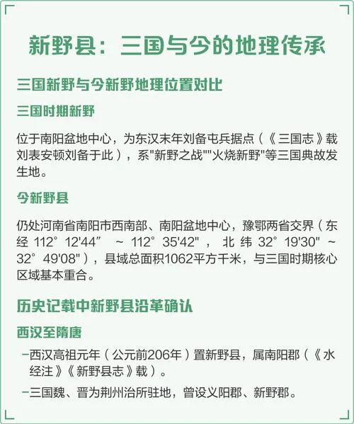新野县历史-新野古韵