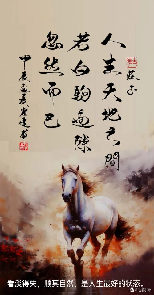 人生如白驹过隙 忽然而已 下一句_1